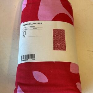 IKEA Red and Pink FLUGBLOMSTER Fabric new 150 x 300 cm